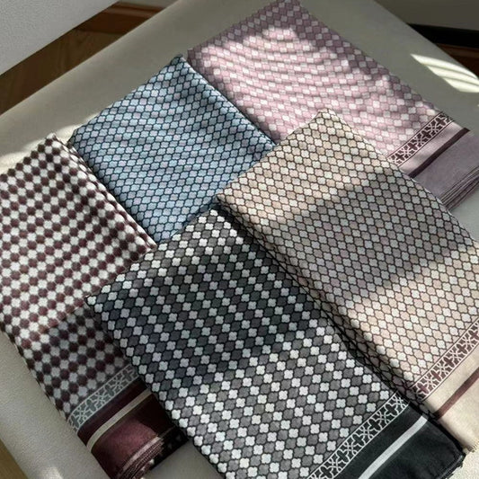 Elaris Plaid Cotton Scarf