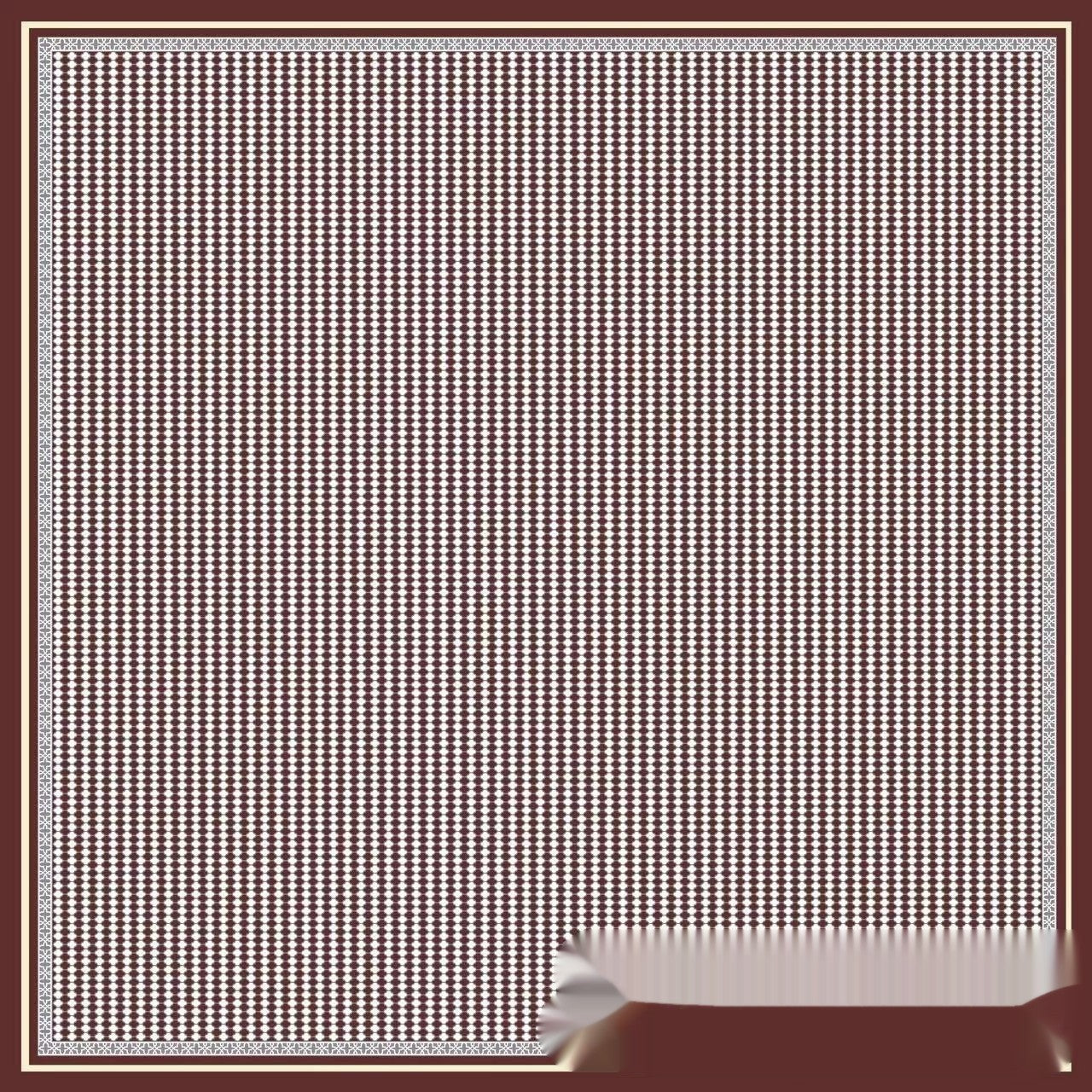 Elaris Plaid Cotton Scarf