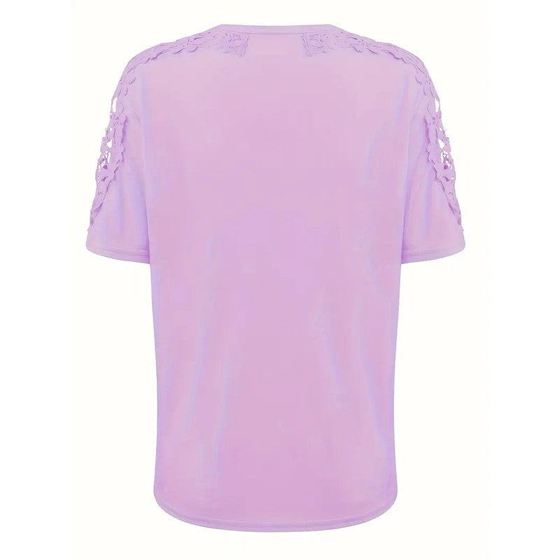 Liora Lace Sleeve Tee