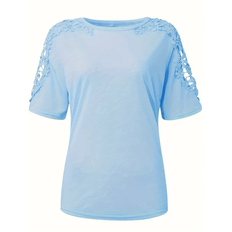 Liora Lace Sleeve Tee