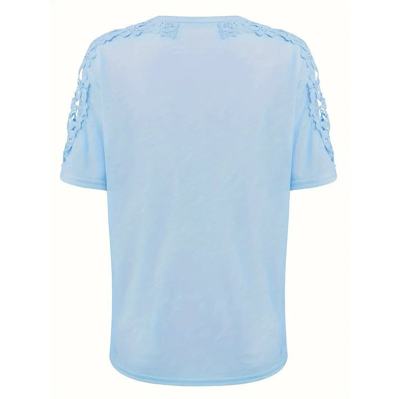Liora Lace Sleeve Tee