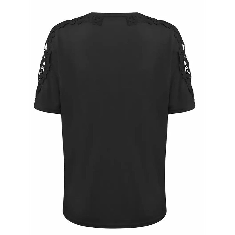 Liora Lace Sleeve Tee