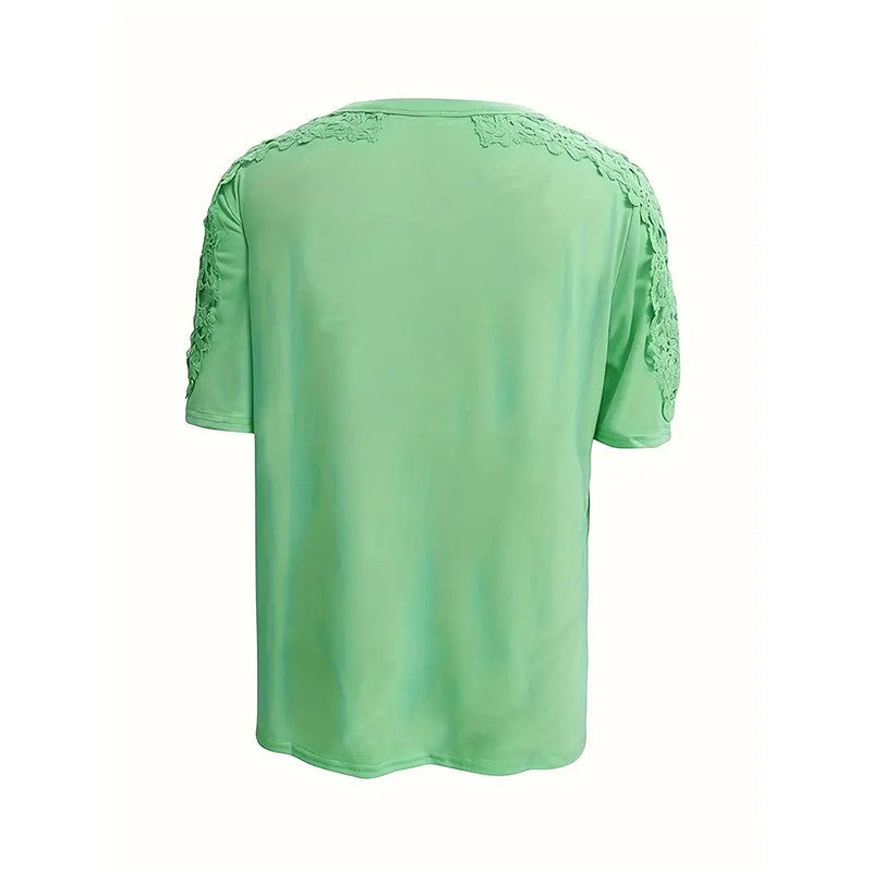 Liora Lace Sleeve Tee