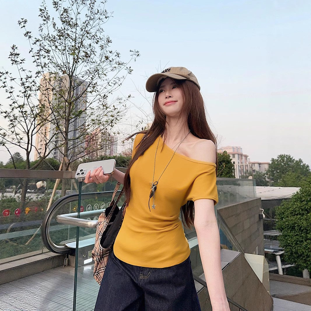 Serenya Off-Shoulder Fitted Top