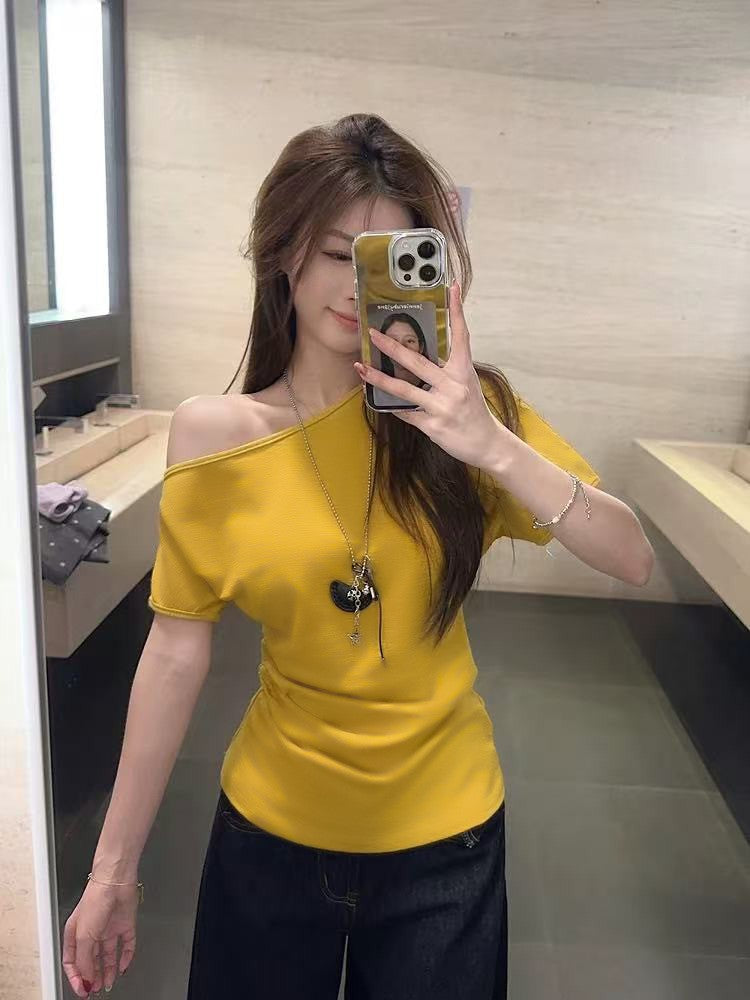Serenya Off-Shoulder Fitted Top