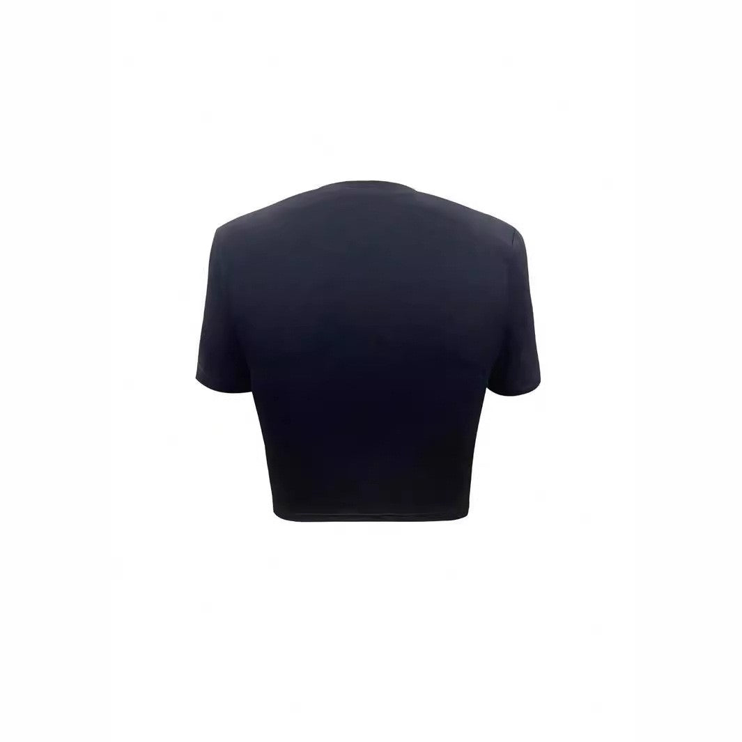 Veriva Letter Crop Tee